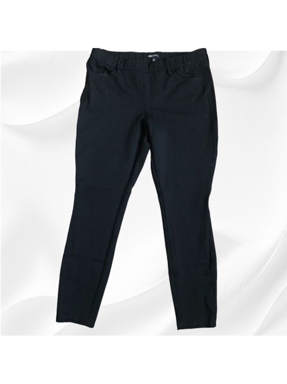 J. Crew Mercantile Black Classic Ponte Style Slim Pull-On Pants Size 10